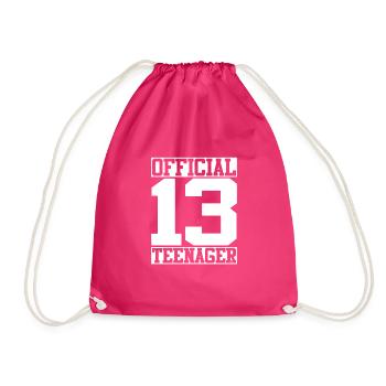Officiellement un adolescent - Sac de sport léger - fuchsia - Devant