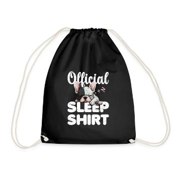Frenchi Chemise de nuit officielle Lazy Relax - Sac de sport léger - noir - Devant