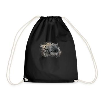 ours - Sac de sport léger - noir - Devant