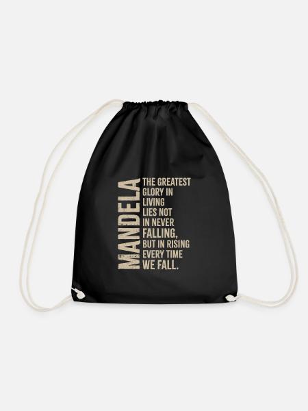 La plus grande gloire - Mandela - Sac de sport léger - noir