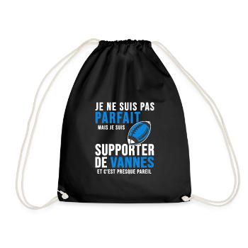 supporter rugby stade Vannes club humour rugby RCV - Sac de sport léger - noir - Devant