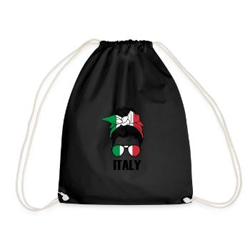 Italie - Sac de sport léger - noir - Devant