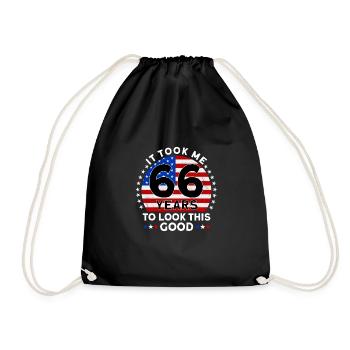 Il m’a fallu 66 ans pour être aussi beau - Sac de sport léger - noir - Devant
