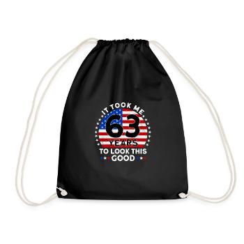 Il m’a fallu 63 ans pour être aussi beau - Sac de sport léger - noir - Devant