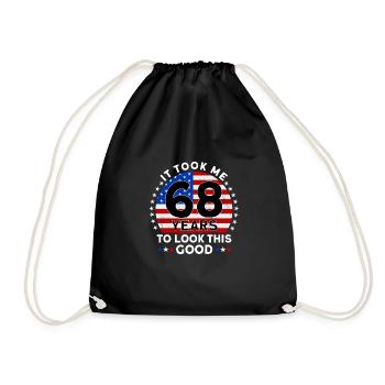 Il m’a fallu 68 ans pour être aussi beau - Sac de sport léger - noir - Devant
