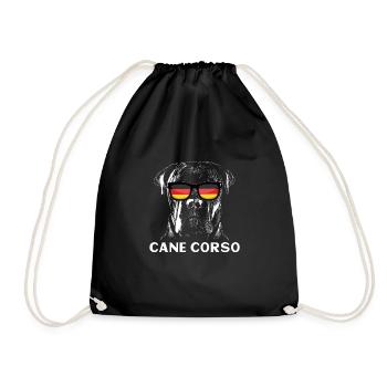 Cane Corso Germany - Drawstring Bag - black - Front