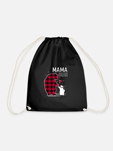 Mama Bear - Turnbeutel - Schwarz