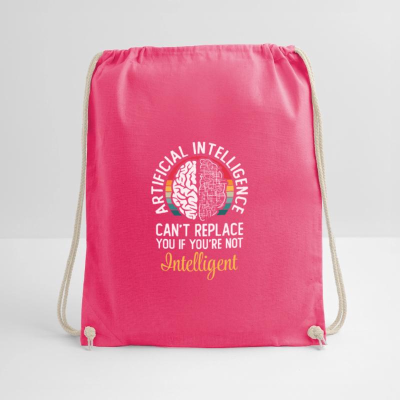 Artificial Intelligence Algorithm Brain Drawstring Bag