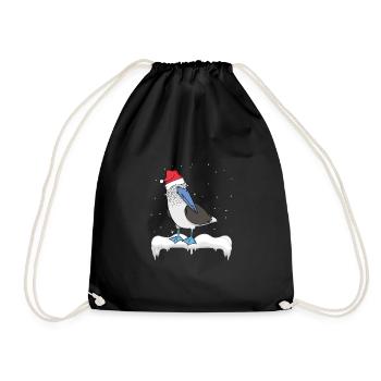 Seabird Blue-footed - Drawstring Bag - black - Front