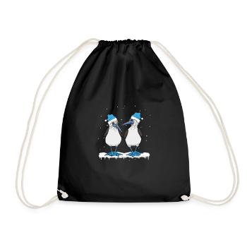 Seabirds Blue-footed - Drawstring Bag - black - Front