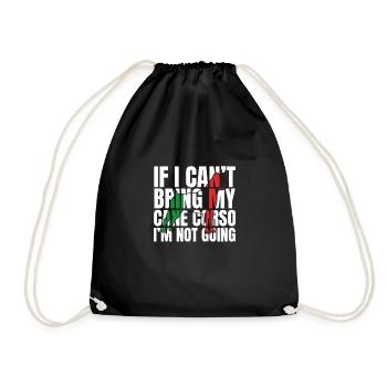 This Girl Loves Her Cane Corso - Drawstring Bag - black - Front