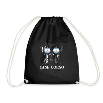 Cane Corso Argentine Drapeau argentin - Sac de sport léger - noir - Devant