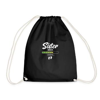 Sister Loading 2023 - Drawstring Bag - black - Front