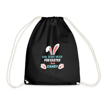 Échangera sa sœur contre des bonbons de Pâques - Sac de sport léger - noir - Devant