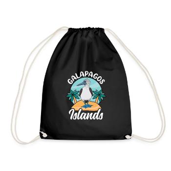 Galapagos Islands - Drawstring Bag - black - Front