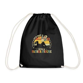 Ce n’est pas un papa Bod c’est une figure paternelle - Sac de sport léger - noir - Devant