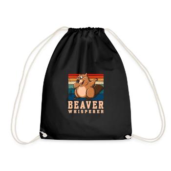 Beaver Fever - Turnbeutel - Schwarz - Vorne