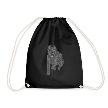 Happy Cane Corso - Sac de sport léger - noir - Devant