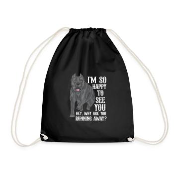Cane corso - Sac de sport léger - noir - Devant
