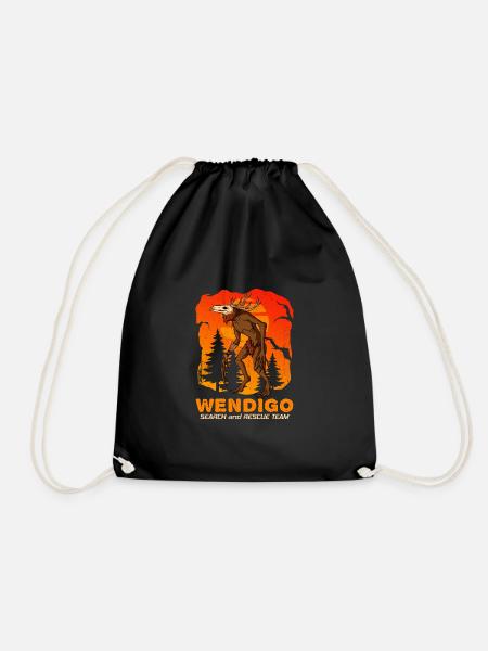 Wendigo Research Team - Turnbeutel - Schwarz