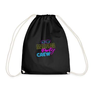 Malle Party Crew - Drawstring Bag - black - Front