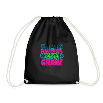 Malle Party Crew - Drawstring Bag - black - Front