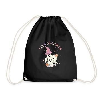 Let's Go Ghouls - Drawstring Bag - black - Front