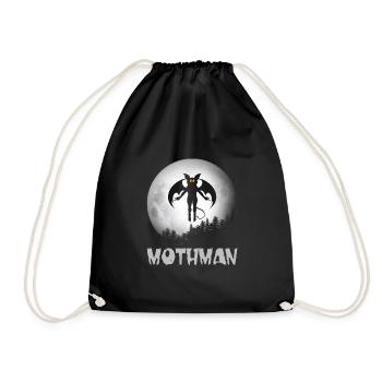 Mothman - Drawstring Bag - black - Front
