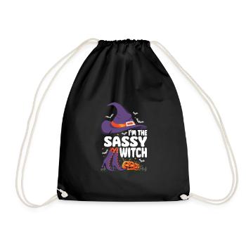 I'm the Sassy Witch - Drawstring Bag - black - Front