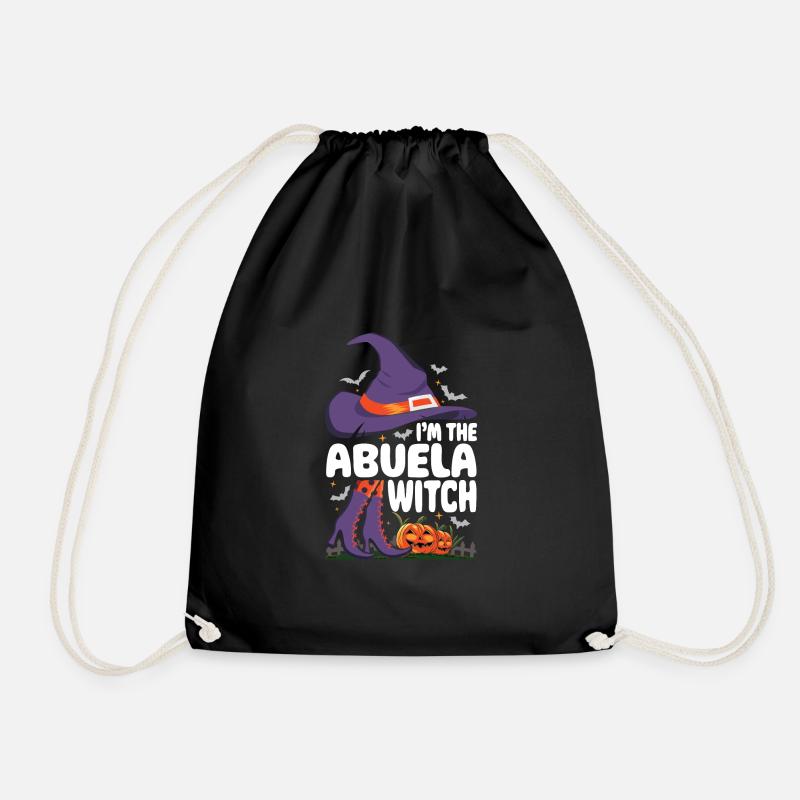 Je suis la sorcière d’Abuela - Sac de sport léger - noir