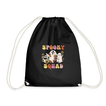 Spooky Squad - Drawstring Bag - black - Front