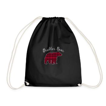 Frère Ours - Sac de sport léger - noir - Devant
