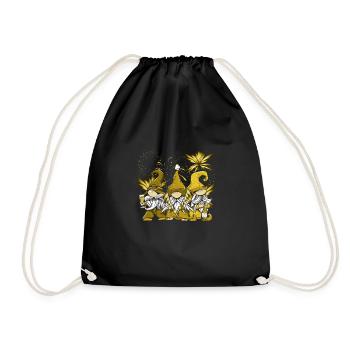 Gnomies Réveillon du Nouvel An - Sac de sport léger - noir - Devant