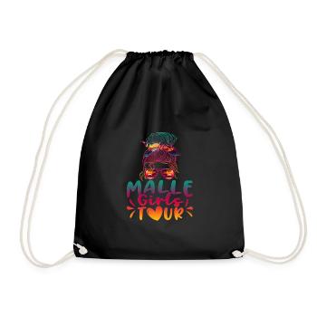 Visite des filles de Malle - Sac de sport léger - noir - Devant