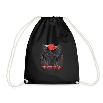 Mothman - Drawstring Bag - black - Front