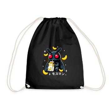 Mothman Bananen Milchshake - Turnbeutel - Schwarz - Vorne