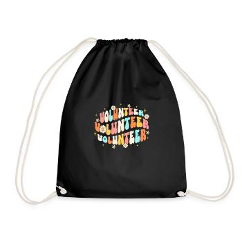 Volunteer Squad - Drawstring Bag - black - Front