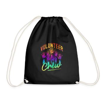 Volunteer Crew - Drawstring Bag - black - Front