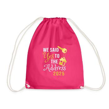 Nous avons dit oui à l’adresse 2025 - Sac de sport léger - fuchsia - Devant