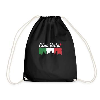 Ciao Bella - Turnbeutel - Schwarz - Vorne