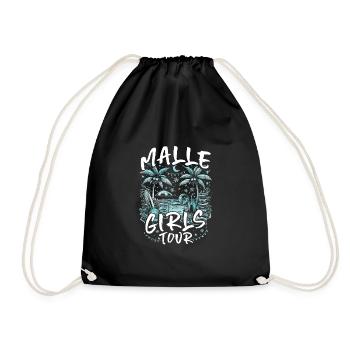 Visite des filles de Malle - Sac de sport léger - noir - Devant