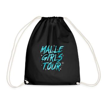 Malle Girls Tour - Turnbeutel - Schwarz - Vorne