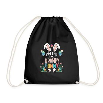 Je suis le lapin - Sac de sport léger - noir - Devant