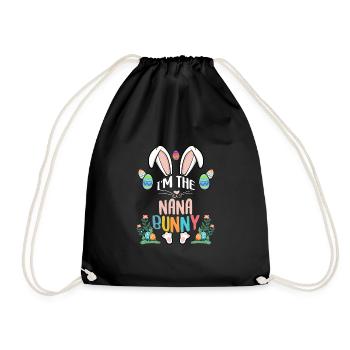Je suis le lapin Nana - Sac de sport léger - noir - Devant