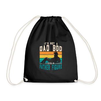 Ce n’est pas un corps de père, c’est une figure paternelle. - Sac de sport léger - noir - Devant