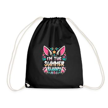 I'm The Summer Bunny - Turnbeutel - Schwarz - Vorne