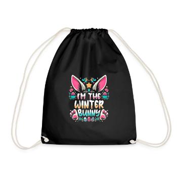 I'm The Winter Bunny - Turnbeutel - Schwarz - Vorne
