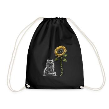 Best Cat Mom Ever - Drawstring Bag - black - Front