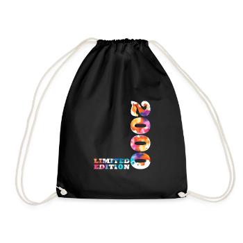 Colorful Birthday Limited Edition 2000 - Drawstring Bag - black - Front
