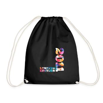 Colorful Birthday Limited Edition 2011 - Drawstring Bag - black - Front